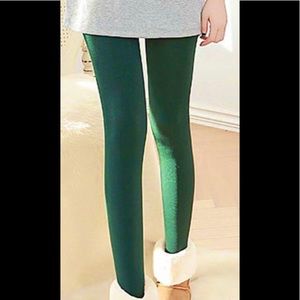 Extremely soft olive green leggings